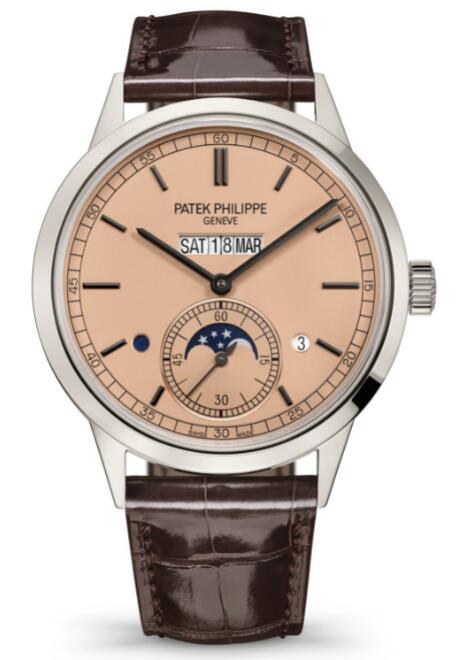 Patek Philippe Grand Complications Perpetual Calender 5236 Platinum Salmon 5236P-010 Replica Watch